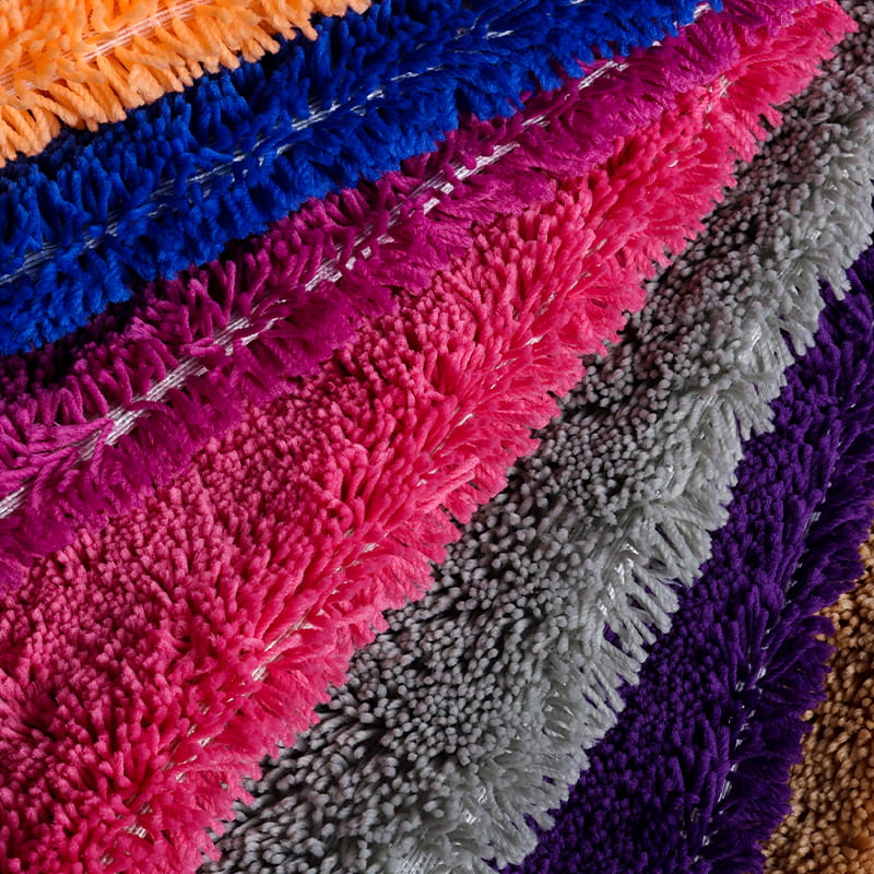 Polyester Cut Pile Carpet Fabric